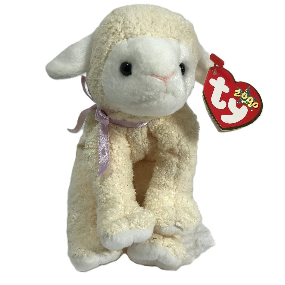 5/$25 Fleece Lamb Plush Ty Beanie Babies 2000 Fleecie